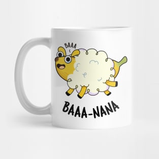 Baa-nana Funny Banana Puns Mug